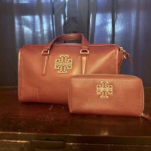 Tory Burch Handbag with matching full size wallet